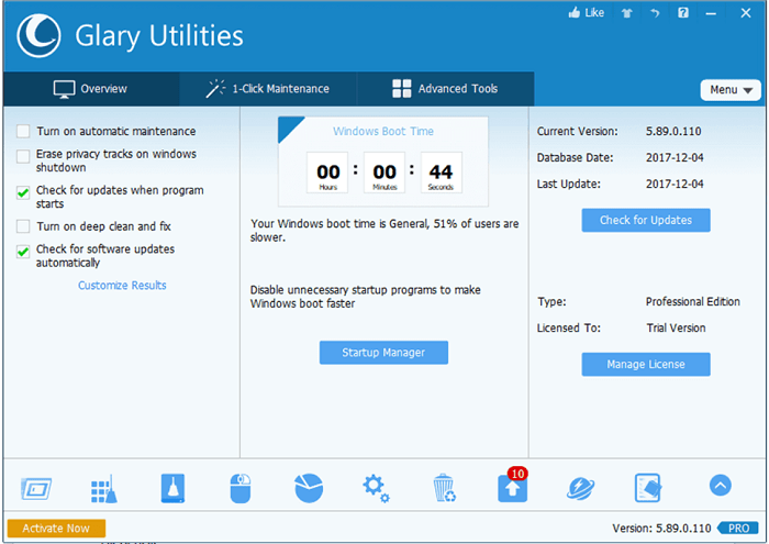 glary pc cleaning software