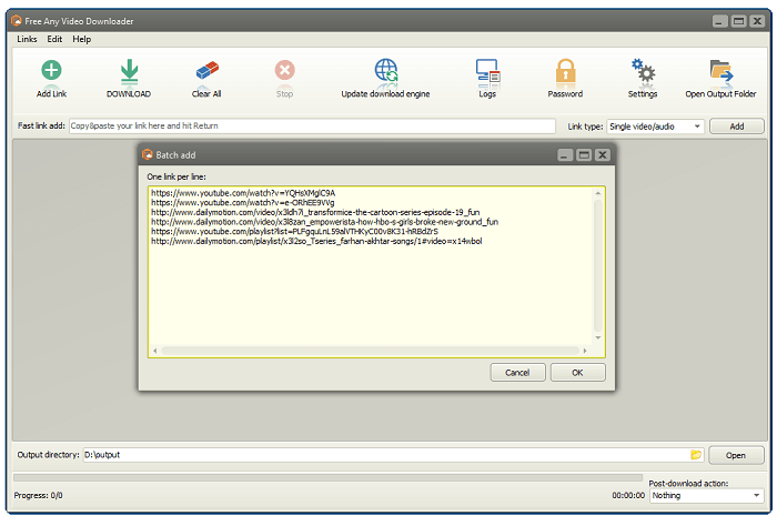 Free Video Downloader software