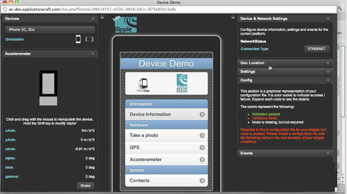 ripple iOS Emulator