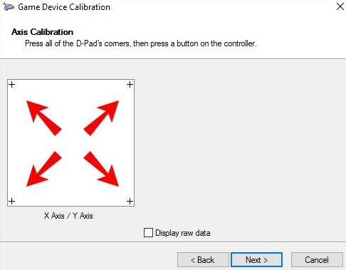 axis calibration